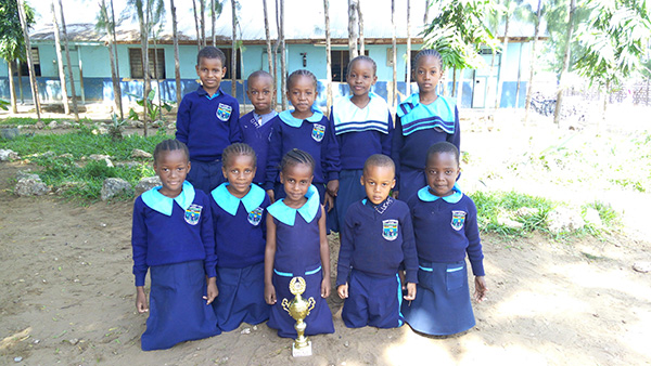 Die kleinen Nachwuchstänzer der Harambee Garden School